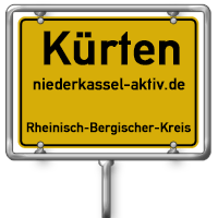 Ortsschild: Ortsschild RBK Kürten