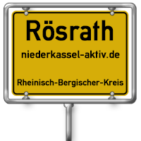 Ortsschild: Ortsschild RBK Rösrath