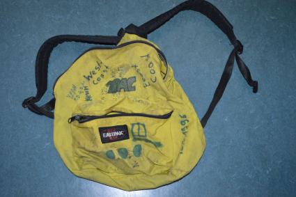 Zurückgelassener Rucksack vom 21.09.15